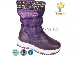Дутики детские для девочек зимние (27-32) Tom.M-1891E