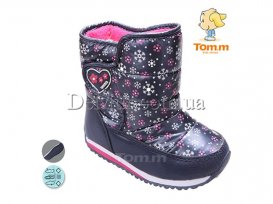 Дутики детские для девочек зимние (23-28) Tom.M-3570B