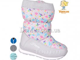 Дутики детские для девочек зимние (27-32) Tom.M-3988B