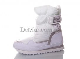 Дутики женские зимние (36-41) Super-Gear-B-175-white
