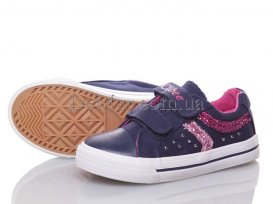 Кеды детские для девочек весна-осень (25-30) Apawwa-B-256-blue-pink