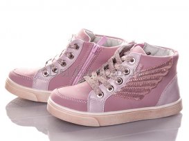 Ботинки детские для девочек весна-осень (27-32) Apawwa-P-285-pink