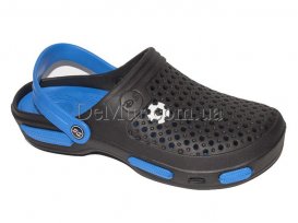 Кроксы мужские (41-45) Dago-DS-черно-синие