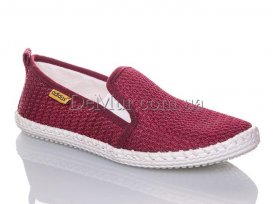 Слипоны женские весна-осень (36-40) RRS-AD-1-wine