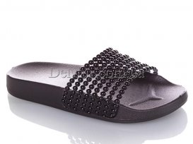 Шлепанцы женские (36-41) Super-Gear-S-6188-black