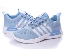 Кроссовки женские весна-осень (36-41) Violeta-33-33-l-blue-white
