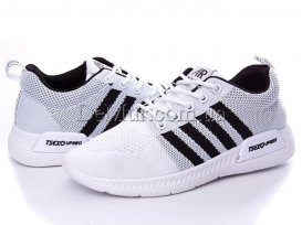 Кроссовки женские весна-осень (36-41) Violeta-33-33-white-black