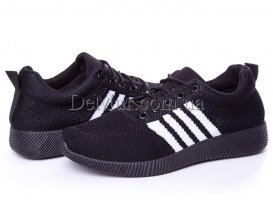 Кроссовки подростковые весна-осень (36-41) Violeta-45-31-black-white
