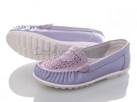 Мокасины детские для девочек весна-осень (31-36) Calorie-W-8112-27Z