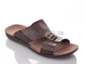 Шлепанцы мужские (40-44) DeMur-M-3830-brown