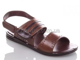 Босоножки мужские (40-44) DeMur-M-5908-camel-brown