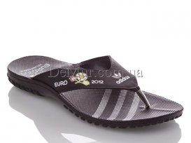 Шлепанцы мужские (40-45) DeMur-MA-black-grey-V