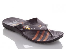 Шлепанцы мужские (40-45) DeMur-MA-black-orange-V