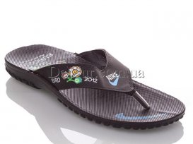 Шлепанцы мужские (40-45) DeMur-MN-black-blue-V