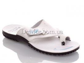 Шлепанцы мужские (40-45) DeMur-MN-white-blue-lip-P