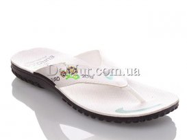 Шлепанцы мужские (40-45) DeMur-MN-white-green-V