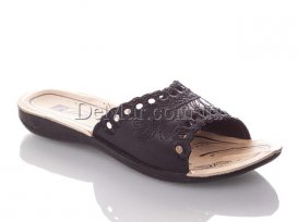 Шлепанцы женские (36-40) DeMur-W-7151-black