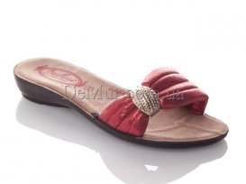 Шлепанцы женские (36-40) DeMur-W-7152-red