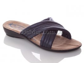 Шлепанцы женские (36-40) DeMur-W-7153-blue