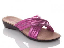 Шлепанцы женские (36-40) DeMur-W-7153-fuchsia