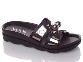 Шлепанцы женские (36-40) DeMur-W-7777-4-black