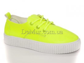 Кеды женские весна-осень (36-41) Violeta-4-164-green