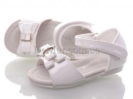 Босоножки детские для девочек (20-25) Apawwa-M-22-white