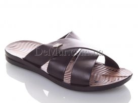 Шлепанцы мужские (40-45) DeMur-M-6804-brown