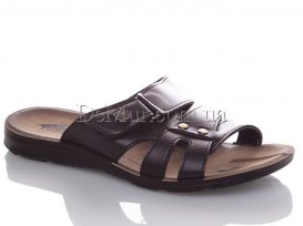 Шлепанцы мужские (40-45) DeMur-M-6843M-black