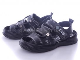 Босоножки детские для мальчиков (27-31) Violeta-1916K-black