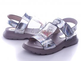 Босоножки детские для девочек (32-37) Violeta-2916-silver