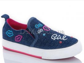 Слипоны детские для девочек весна-осень (31-36) Comfort-baby-6717-20