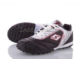 Бутсы детские (30-35) DeMur-B-180-3-black-white (12$)