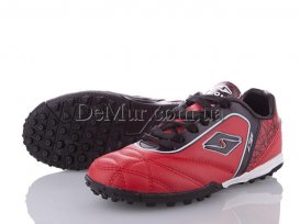 Бутсы детские (30-35) DeMur-B-180-3-red-black (12$)