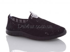 Слипоны мужские весна-осень (40-45) DeMur-M-929-black