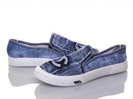 Слипоны женские весна-осень (36-40) DeMur-W-2850-1-chanel-kot