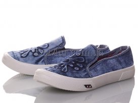 Слипоны женские весна-осень (36-40) DeMur-W-2850-1-kaplya-kot