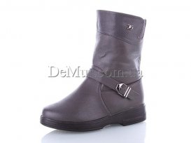 Ботинки женские зимние (37-42) Minghong-1913-grey