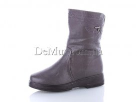 Ботинки женские зимние (37-42) Minghong-1916-grey