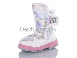 Дутики детские для девочек (28-33) Ashiguli-227A-white