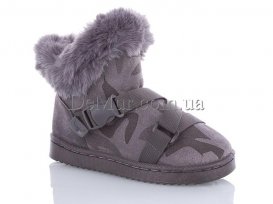 Угги детские для девочек (31-36) Ashiguli-807A-grey