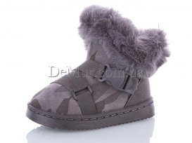 Угги детские для девочек (25-30) Ashiguli-807B-grey