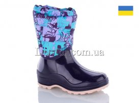 Сапоги детские резиновые для непогоды (29-36) DeMur-GSP-Yzor-blue