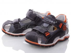 Босоножки детские для мальчиков (25-30) Apawwa-F-200-black-orange