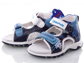 Босоножки детские для мальчиков (19-24) Apawwa-H-88-blue