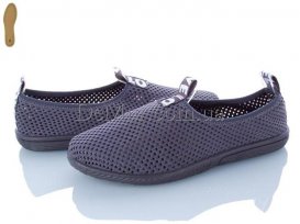Мокасины женские весна-осень (36-41) DeMur-7221-grey