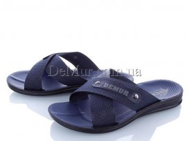 Шлепанцы подростковые (36-39) DeMur-A-3001-blue