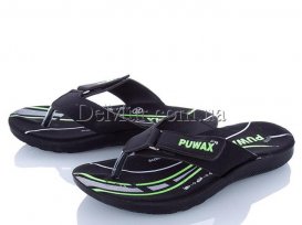 Шлепанцы подростковые (36-39) DeMur-A-6101-green