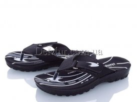 Шлепанцы детские для мальчиков (30-35) DeMur-B-6101-black