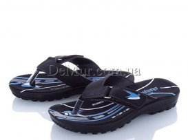Шлепанцы детские для мальчиков (30-35) DeMur-B-6101-blue